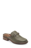 Naot Halny Mule In Soft Green Leather