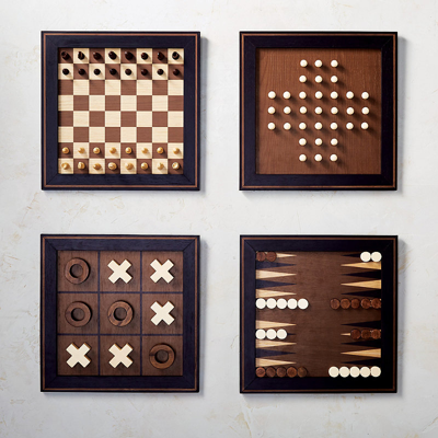 Frontgate Set Of 4 Elias Magnetic Wall Game Collection