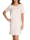 HANRO Cotton Deluxe Short Sleeve Gown