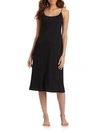 Natori Shangri-la Jersey Tank Nightgown In Black