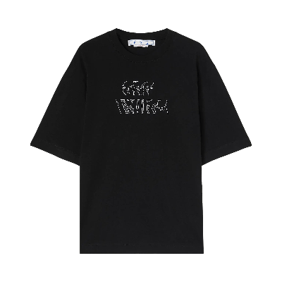 Pre-owned Off-white Neen Arrow Skate T-shirt 'black'