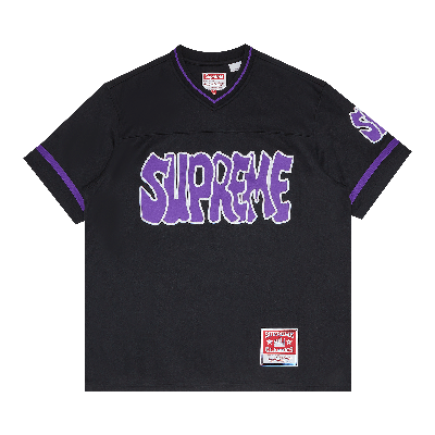 Pre-owned Supreme X Mitchell & Ness Football Jersey 'black'