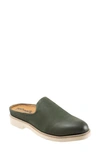 Softwalk Wolcott Ii Mule In Dark Green Nubuck