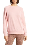Zella Drew Crewneck Sweatshirt In Pink Beauty