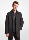 Michael Kors 2-in-1 Wool Blend Coat In Grey