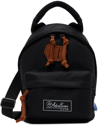 Ader Error Black Mini Backpack