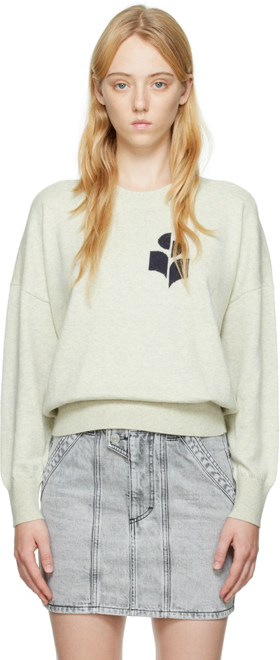 Isabel Marant Étoile Marisans Cotton And Wool Sweater In Neutro