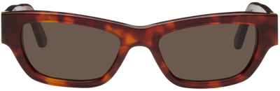 Han Kjobenhavn Tortoiseshell Ball Sunglasses In Brown