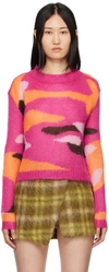 ANDERSSON BELL PINK MILA CAMO jumper