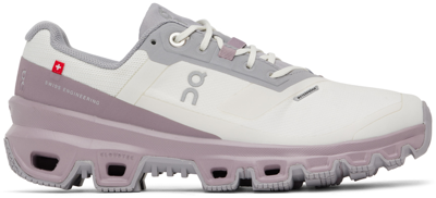 On Cloudventure Waterproof Trail Running Shoe In Ice/her