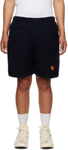 Sky High Farm Workwear Navy Quilted Shorts In 1 Navy