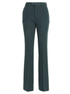 Cellar Door Vivian Flared Trousers In Green