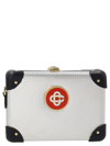 Casablanca Silver Globe-trotter Edition Miniature Case Bag In Silver