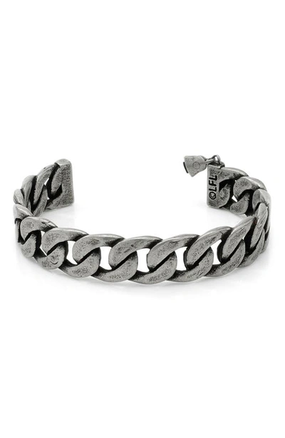 Cufflinks, Inc Darth Vader Stainless Steel Chain Cuff Bracelet In Silver