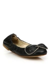 SEE BY CHLOÉ Clara Chain Leather Ballet Flats