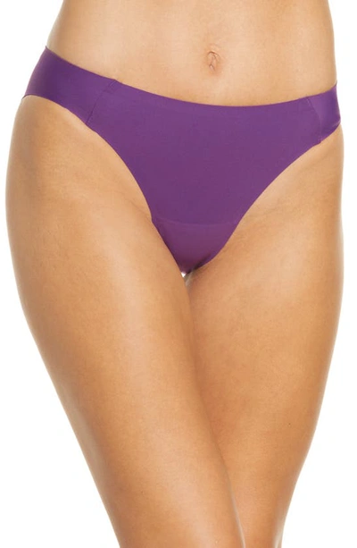 Proof Teen Period & Leak Resistant Everyday Superlight Absorbency Bikini Panties In Purple