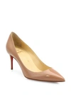 Christian Louboutin Iriza Patent Half-d'orsay Red Sole Pumps, Nude