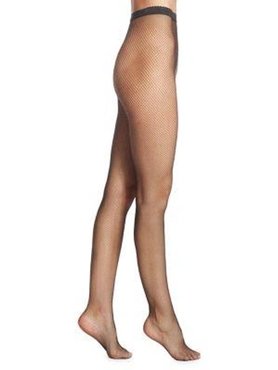Wolford Small Fishnet Tights In Black