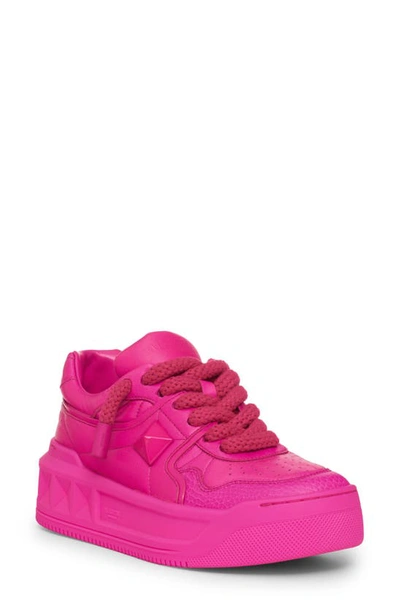 Valentino Garavani Women's  One Stud Xl Leather Sneakers In Pink Pp