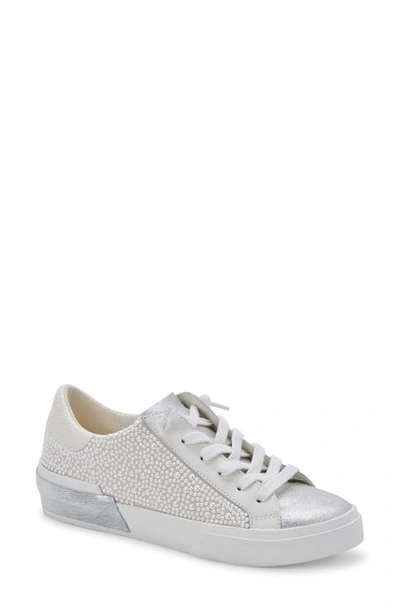 Dolce Vita Zina Pearl Sneaker In Vanilla Pearls