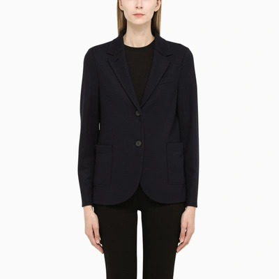 Harris Wharf London Blue Wool Single-breasted Blazer