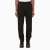 BURBERRY BLACK STRETCH COTTON JOGGERS