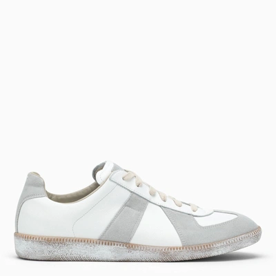 Maison Margiela White/grey Leather Trainer Replica