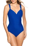 Miraclesuit Razzle Dazzle Siren One-piece Swimsuit In Blue