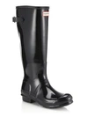 Hunter Original Tall Gloss Womens Wellingtons Colour: Black, Size: 6 In Black