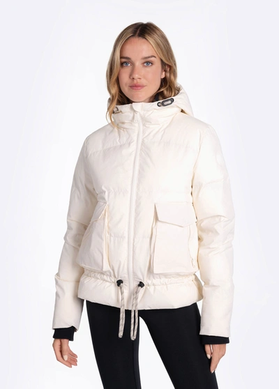 Lole Kylee Synth Down Jacket In Gardenia
