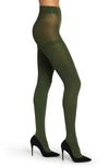Hue Super Opaque Tights In Forest
