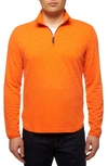 Robert Graham Men's Adrift Quarter-zip Knit Sweater In Orange