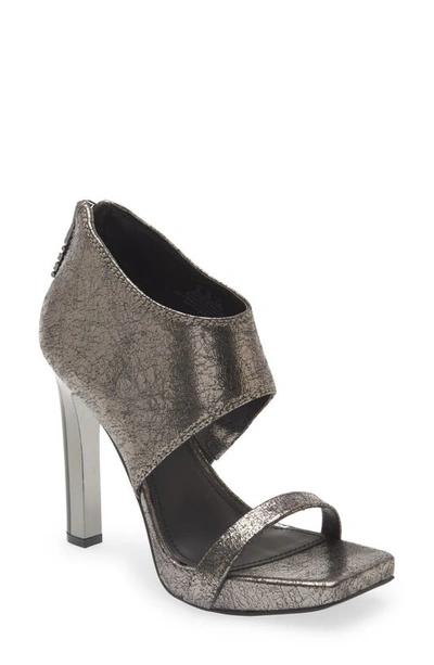 Dkny Dava Sandal In Dk Gunmetal