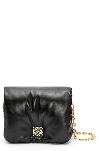 Loewe Goya Puffer Bag In Black