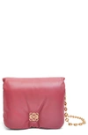 Loewe Goya Lambskin Leather Puffer Bag In Pink