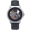 HERITOR AUTOMATIC HERITOR AUTOMATIC XANDER SEMI SKELETON LEATHER BAND WATCH