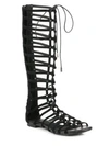 JOIE Falacia Suede Lace-Up Gladiator Sandals,0400092073172