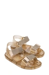 Melissa Papete Sandal In Beige Glitter Max