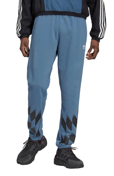 Adidas Originals Rekive Cotton French Terry Sweatpants In Blue