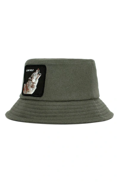 Goorin Bros Wolf Heat Wool Blend Bucket Hat In Sage