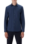 BUGATCHI AXEL SHAPED FIT CHECK BUTTON-UP SHIRT