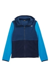The North Face Kids' Glacier Zip Hoodie In Shady Blue