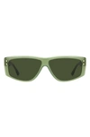 Isabel Marant 52mm Flat Top Sunglasses In Green