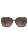 Marc Jacobs 54mm Gradient Square Sunglasses In Brown