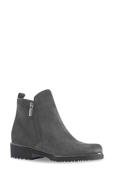 Munro Rourke Bootie In Charcoal Suede