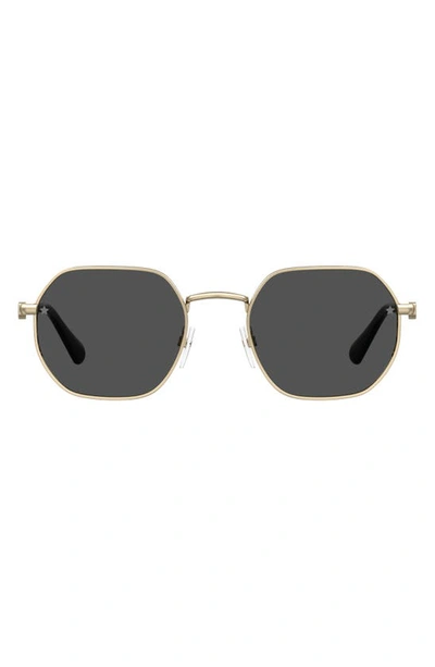 Chiara Ferragni 50mm Square Sunglasses In Gold