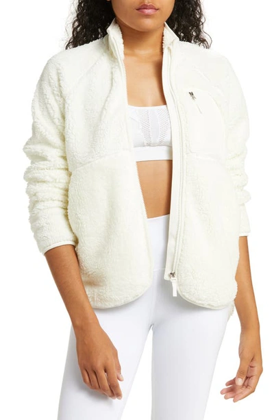 Sweaty Betty Pennine  Zip-up Casual Jacket In Lily White