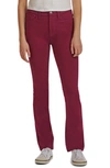 Jen7 By 7 For All Mankind Sateen Slim Straight Leg Jeans In Red