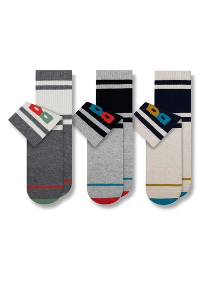 Pair Of Thieves Assorted 3-pack Cushion Ankle Socks In Grey