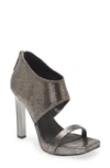 Dkny Dava Sandal In Dark Gunmetal